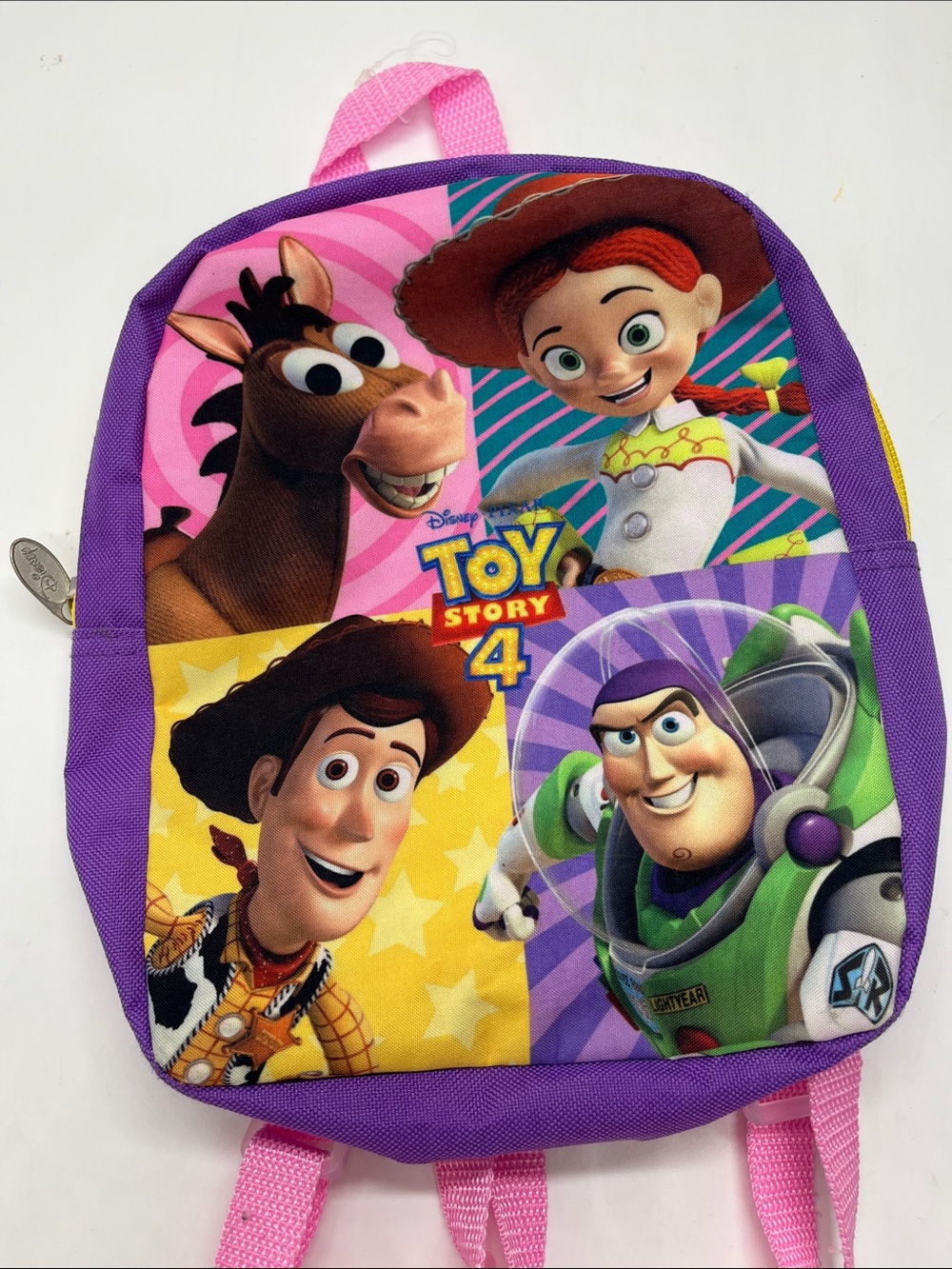Disney Toy Story 4 Kids Backpack - Purple, Pink & Yellow - Picture 7 of 7